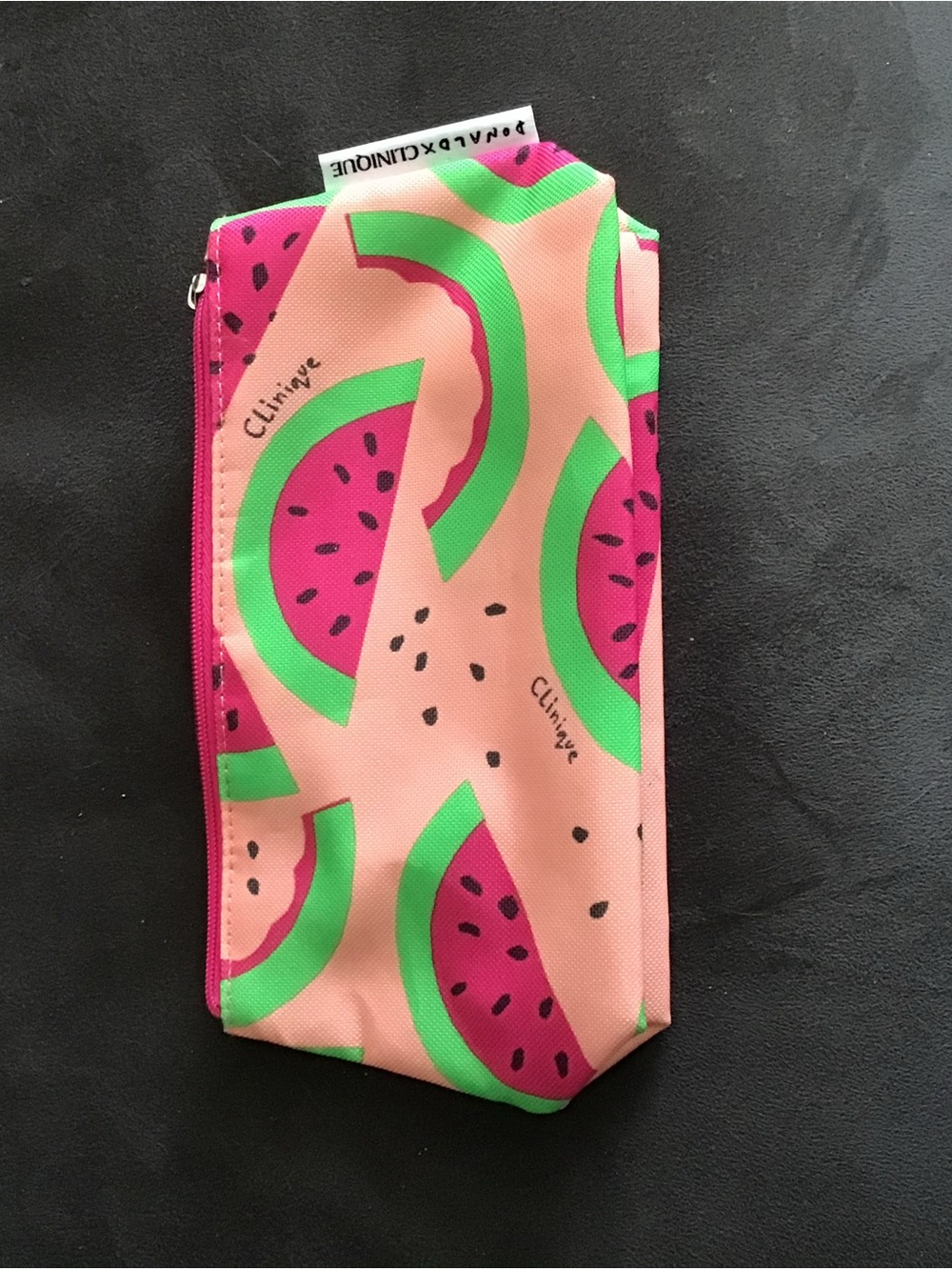 Pink Watermelon Clinique Donald makeup Case
